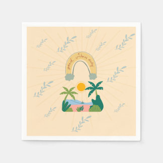 Good Vibes Paper Napkins Serviette