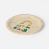 Good Vibes Paper Plates Pappteller (Schrägansicht)