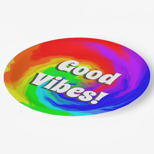 Good Vibes Paper Teller | Lebhafter Wärmewellenwir (Schrägansicht)