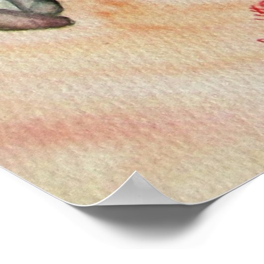 Good Vibes Pelican Poster (Ecke)