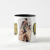 Good Vibes - Personalisiert 2 Foto Kaffee Tasse (Zentrum)