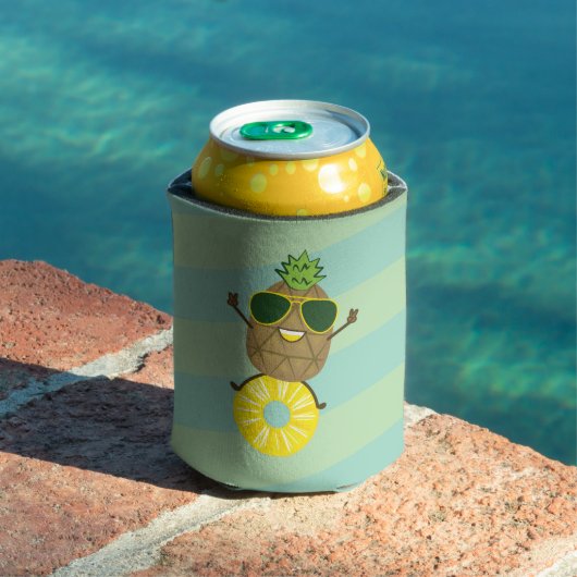 Good Vibes Pineaple | Fun Summer Can Cooler Dosenkühler (In Situ Pool)