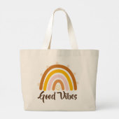 Good Vibes - Rainbow Good Vibes Jumbo Stoffbeutel (Rückseite)
