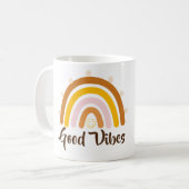 Good Vibes - Rainbow Good Vibes Kaffeetasse (Vorderseite Links)