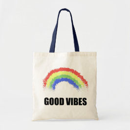 Good Vibes Rainbow Tote Bag Tragetasche