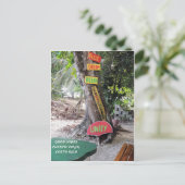 Good Vibes Rasta Restaurant Postcard Postkarte (Stehend Vorderseite)