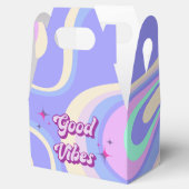 Good Vibes Retro Disco Brautparty Gefallen Box Geschenkschachtel (Geöffnet)