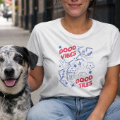 Good Vibes Retro Mahjong T-Shirt