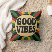 Good Vibes Retro Reggae Pillow Kissen (Decke)