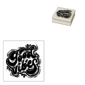 Good Vibes Rubber Stamp Gummistempel (Stempel)