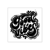 Good Vibes Rubber Stamp Gummistempel (Prägung)