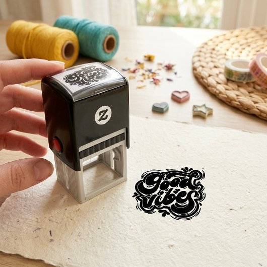 Good Vibes Self-inking Stamp Permastempel