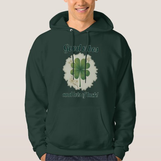 Good Vibes St Patrick’s Day Shirt – Moletons (Vorderseite)