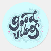 Good Vibes Sticker (Vorderseite)