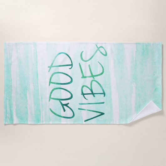 Good Vibes Strandtuch (Vorderseite)