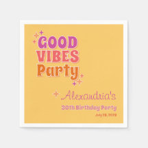 Good Vibes Summer 30. Geburtstag Party