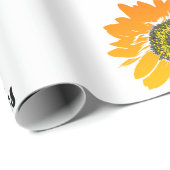 Good Vibes Sunflower Geschenkpapier (Rolleneckpunkt)
