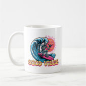 Good Vibes - Surfen - Summer Vibes Kaffeetasse (Links)