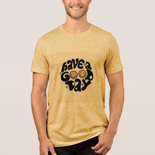 "Good Vibes T-Shirt" Tri-Blend Shirt (Vorderseite)