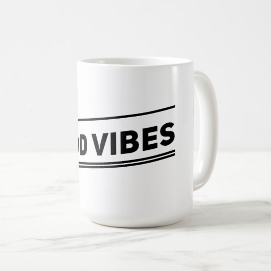 Good Vibes Tasse (VorderseiteRechts)