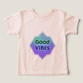 "Good Vibes" Text on Gradient Star Shape (Design Vorderseite)