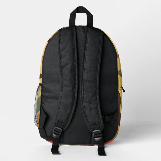Good Vibes Throwback Retro Fun  Bedruckter Rucksack (Rückseite)