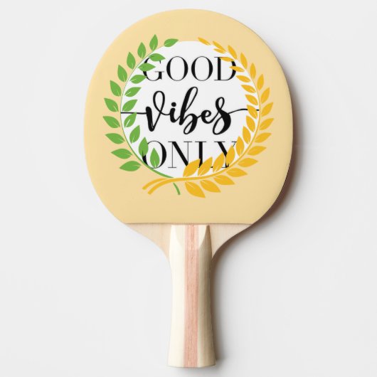 good vibes  tischtennis schläger (Vorderseite)