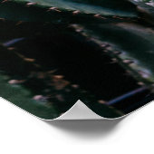 Good Vibes | Trendy Retro Summer Desert Cactus Poster (Ecke)