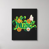 Good Vibes Typografy Leinwanddruck (Vorderseite)