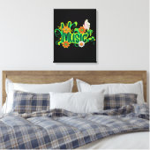 Good Vibes Typografy Leinwanddruck (Insitu (Schlafzimmer))