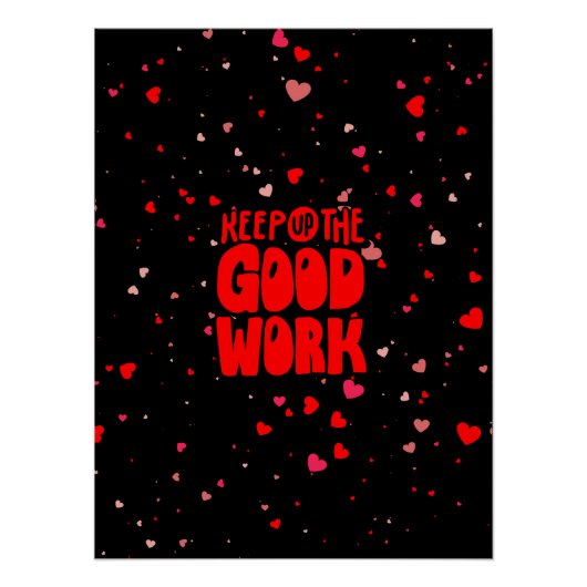 Good Vibes Typografy Poster (Vorderseite)