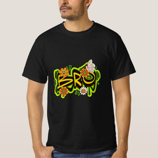 Good Vibes Typografy T-Shirt (Vorderseite)