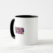 Good Vibes Typografy Tasse (Vorderseite Links)