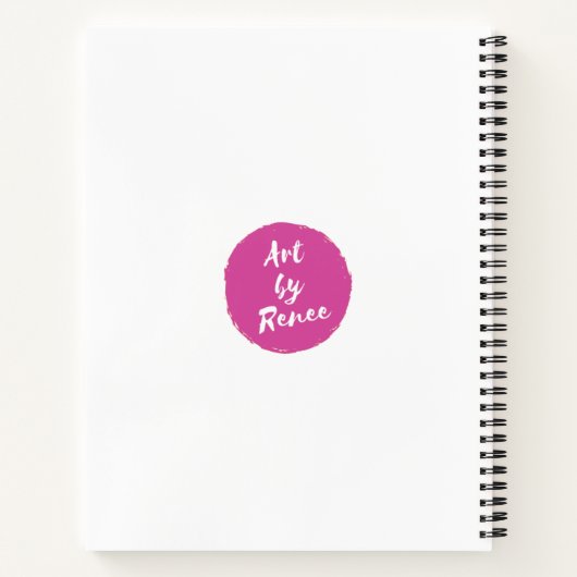 "Good Vibes" Uni Ruled Notebook Notizblock (Rückseite)