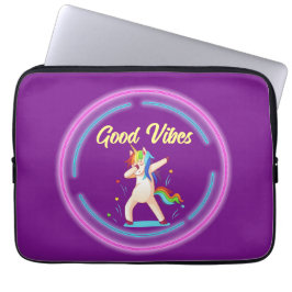 Good Vibes Unicorn Laptopschutzhülle