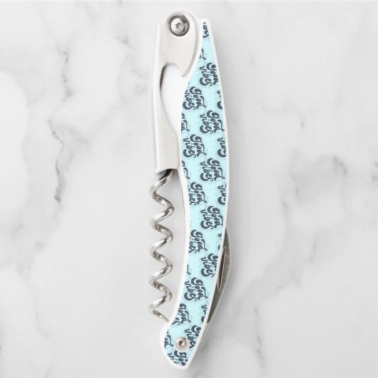 Good Vibes Waiter's Corkscrew Kellnermesser (Vorderseite)