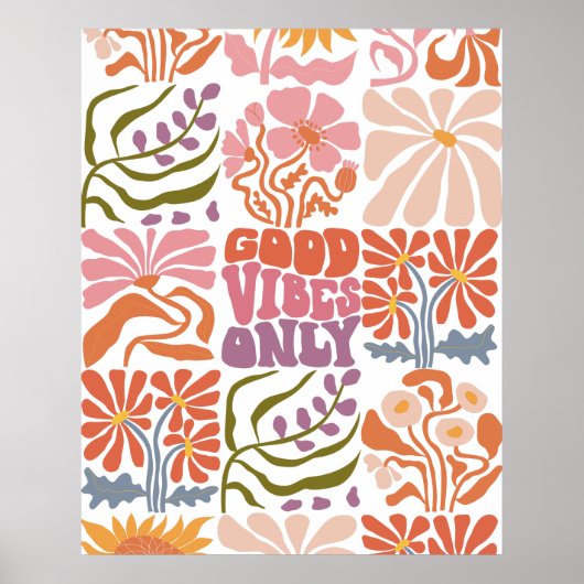 Good Vibes Wall Art Poster (Vorne)