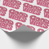Good Vibes Wrapping Paper Geschenkpapier (Ecke)