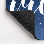 Good Vibes zitieren nur Starry Night Galaxy Stars Mousepad (Ecke)