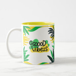 Good Vibes Zweifarbige Tasse
