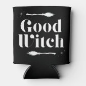Good Witch Bad Witch Trendy Typografie Halloween Dosenkühler (Vorderseite)