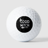 Good Witch Halloween Graphic October Golfball (Vorderseite)