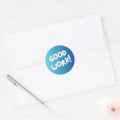 “Good Work!” Colorful Encouragement Sticker (Umschlag)