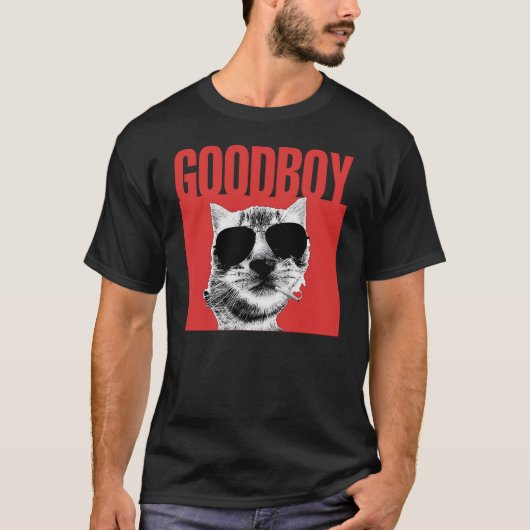 Goodboy-Katzenmeme T-Shirt (Vorderseite)