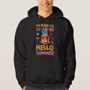 Goodbye 1. Grade Pineapel Hallo Sommerlehrer S Hoodie