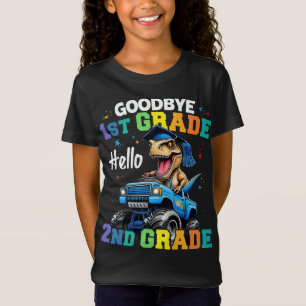 Goodbye 1. Klasse Abschluss T Rex Monster Truck T-Shirt