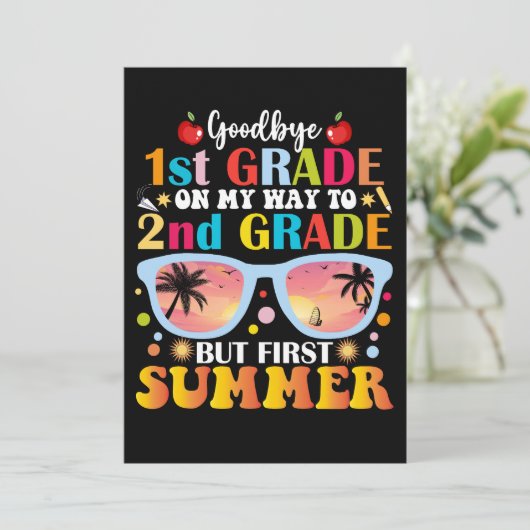 Goodbye 1. Klasse Hallo 2. Klasse, aber erster Som Ankündigung (Stehend Vorderseite)