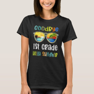 Goodbye 1. Klasse Hallo Sommer letzten Tag des zwe T-Shirt