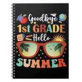 Goodbye 1. Klasse Hallo Sommer Notizblock (Vorderseite)