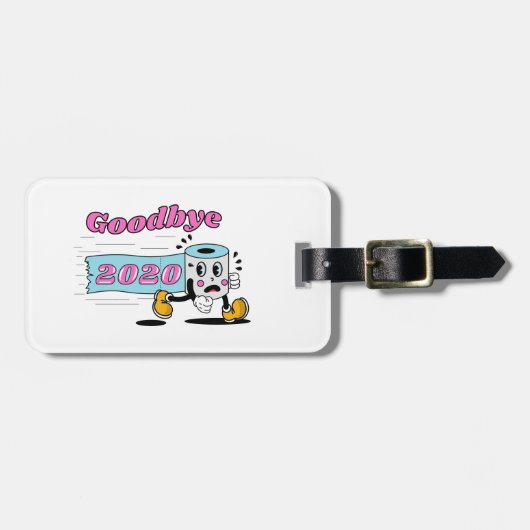 Goodbye 2020 - Es ist endlich vorbei Gepäckanhänger (Vorderseite horizontal)